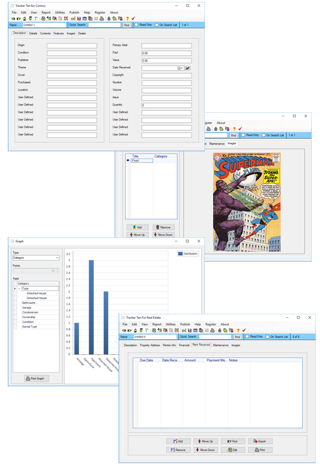 Flexible Personalizable Comic Book De Seguimiento Del Inventario De Software Cd Pruebe Antes De Comprar Ebay