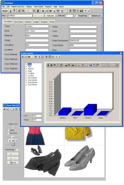 Closet Organizer Shelving Clothing Inventory Software